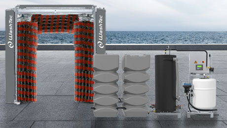 AquaPur Modular para sistemas de lavado para vehículos industriales