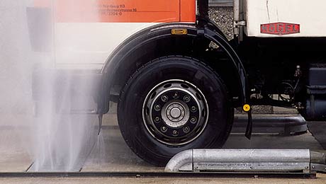 Extras para el lavado de camiones, autobuses y demás vehículos industriales